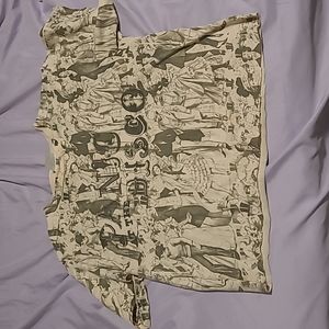 Graphic cropped T-shirt